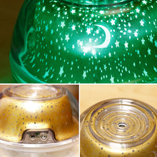 Charger l'image dans la galerie, Umiwe-Humidificateur USB Humidificateur Étoile / Lune Projection LED Veilleuse Aroma Diffuseur Humidificateur d'air pour bureau à domicile 500ml