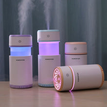 Charger l'image dans la galerie, Creative Pull-out Design Air Humidifier with LED Lights Ultrasonic Cool Mist Maker Air Purifier for Car Mini USB Aroma Diffuser