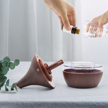 Charger l'image dans la galerie,   Searide-Humidificateur d'air USB Diffuseur d'arômes d'huile essentielle Aromatherapy en bois pour la maison