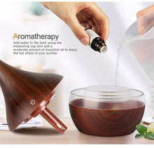 Charger l'image dans la galerie,   Searide-Humidificateur d'air USB Diffuseur d'arômes d'huile essentielle Aromatherapy en bois pour la maison