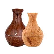 Charger l'image dans la galerie, OLOEY-Humidificateur d'air à diffuseur d'huiles essentielles aromatiser à l'air avec humidificateur 7 couleurs de couleurs en bois pour le bureau à domicile